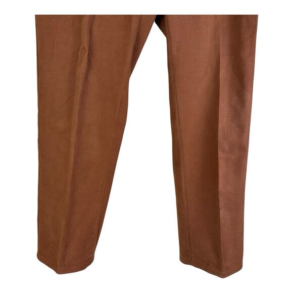 Peter Millar Pants Men’s 33 Brown Wool Cotton Blend Brushed Twill - Picture 3 of 12